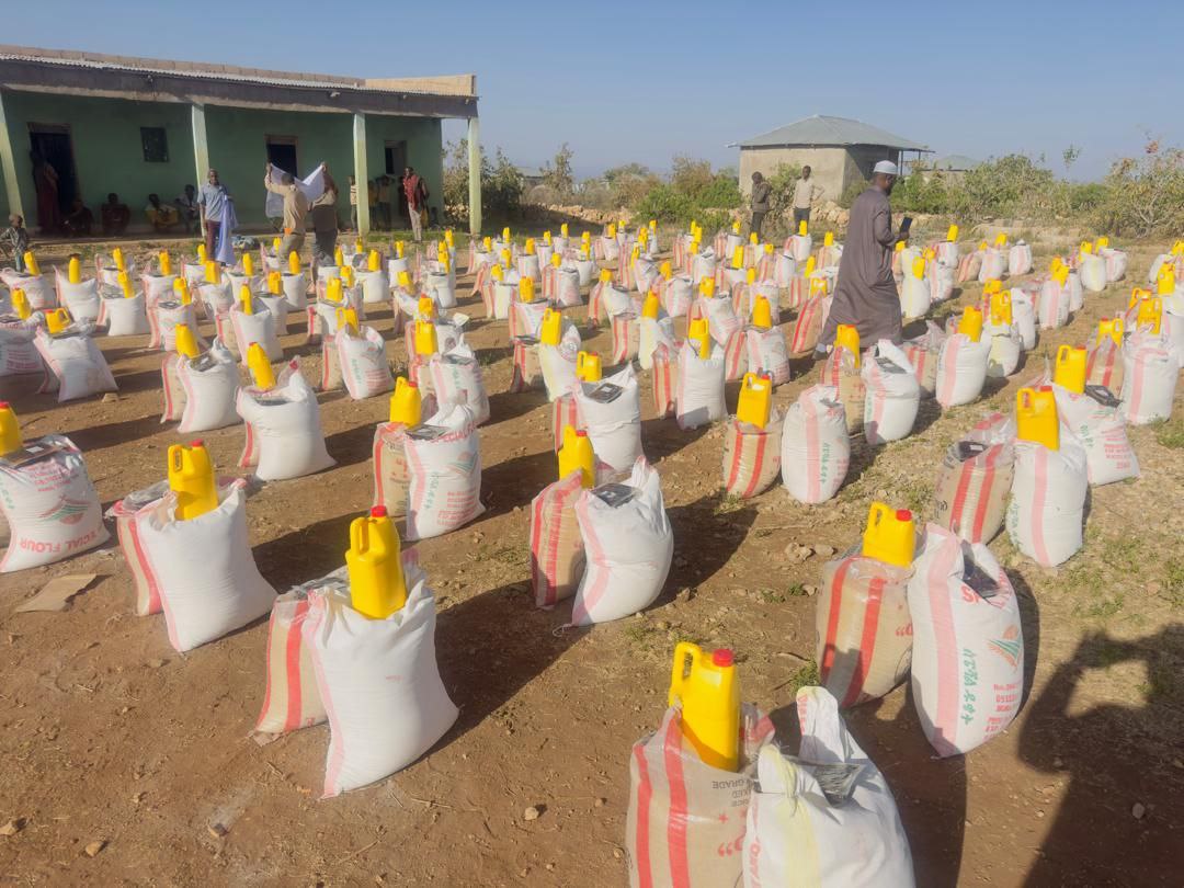Food Parcels Distribution in Ramadan 2026, Rerbahay village, Somali region, Ethiopia